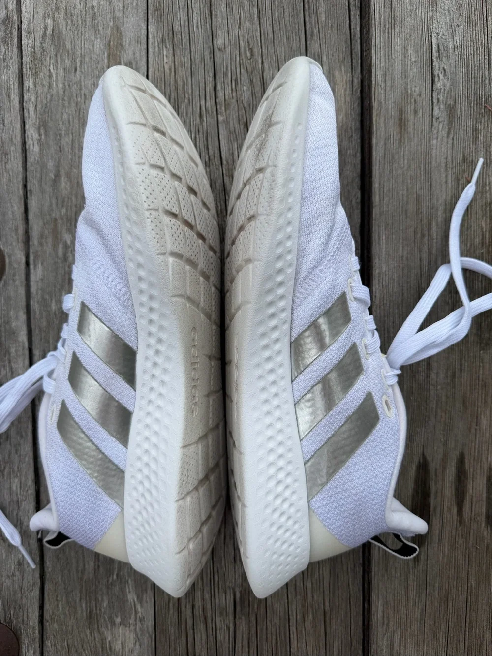 adidas White Women's Sneakers - Picture 4 of 11
